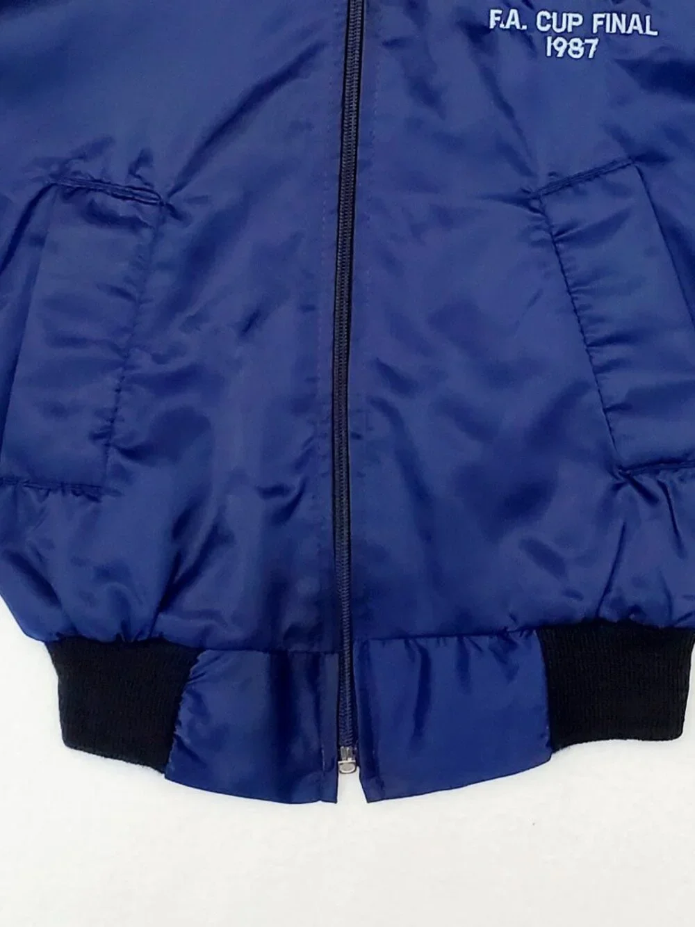 COVENTRY CITY 1987 Wembley FA Cup Final Vintage Football Soccer Blue Jacket RARE
